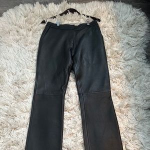 WEEKEND SALE!Women’s Leather Pants, Sz 6, Like NEW!